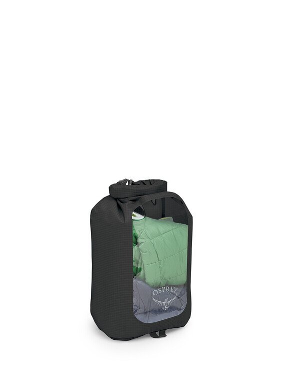OSPREY｜ (DrySack 3L w/Window Black) Osprey Ultralight Windowed Dry Sack 3L | Osprey Europe