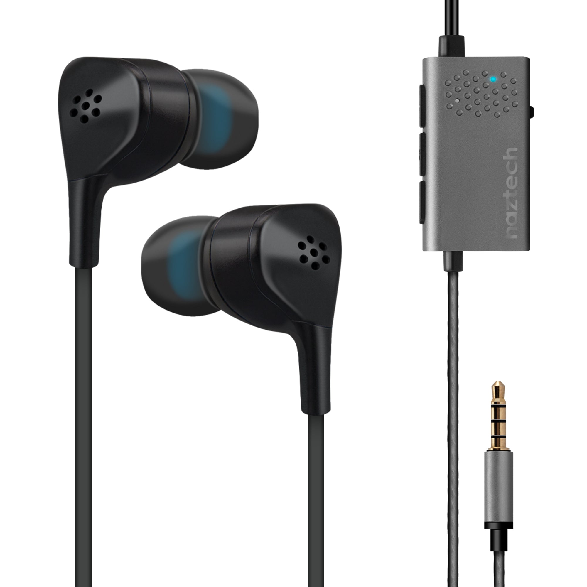 Naztech X1 Active Noise Cancelling Wired Earbuds – TripQuipment