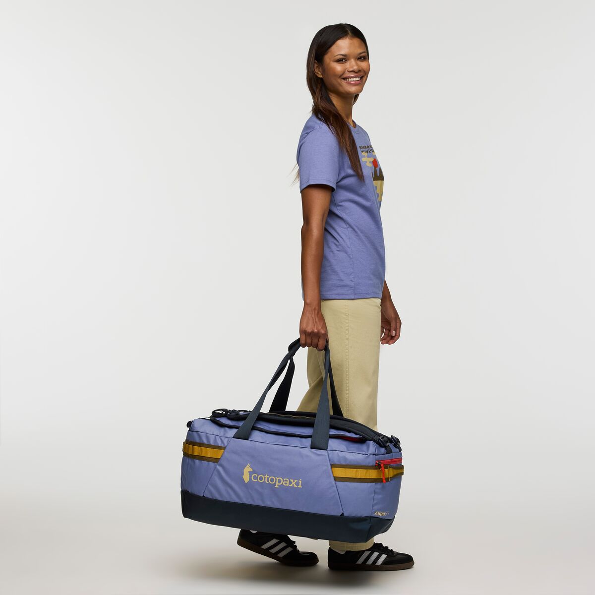 Cotopaxi Allpa Getaway 55L Duffle - Smoke/Cinder – TripQuipment