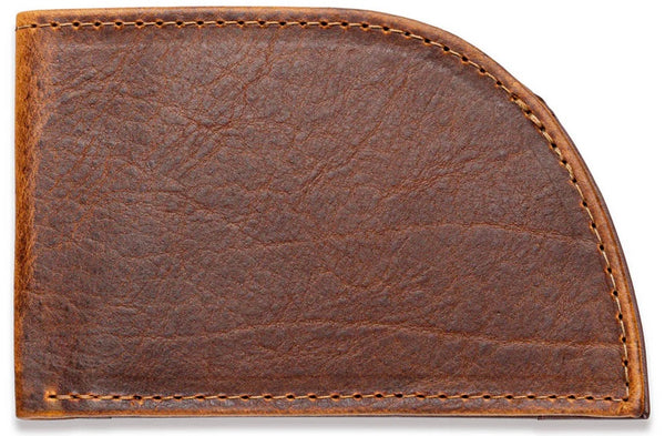 Rouge American Bison Leather Front Pocket Wallet with ID Window - RFID