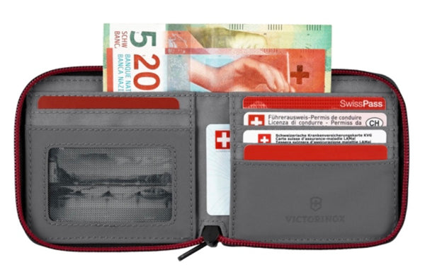 Victorinox Travel Essentials Zip-Around Wallet - Gray