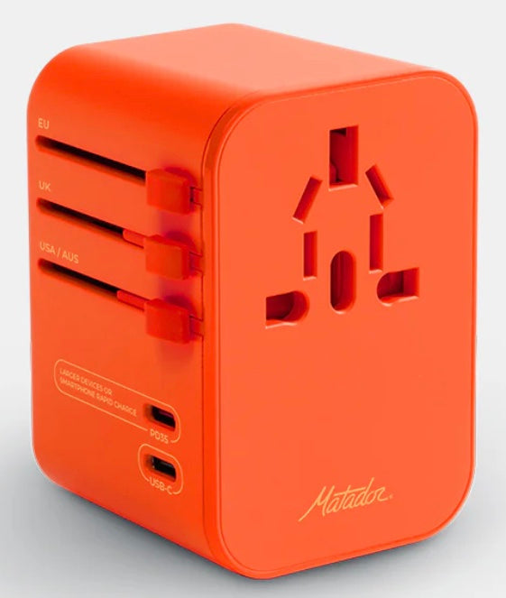 Matador Global Travel Adapter - Orange