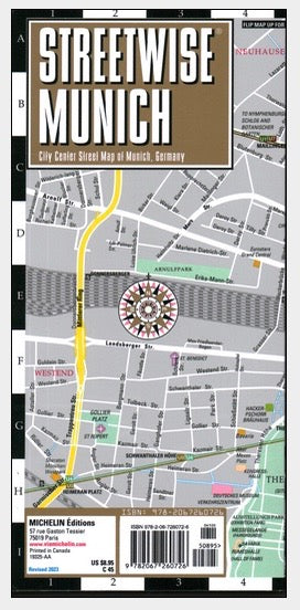 Streetwise Munich Map
