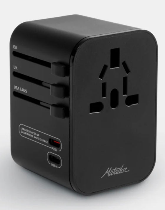 Matador Global Travel Adapter - Black
