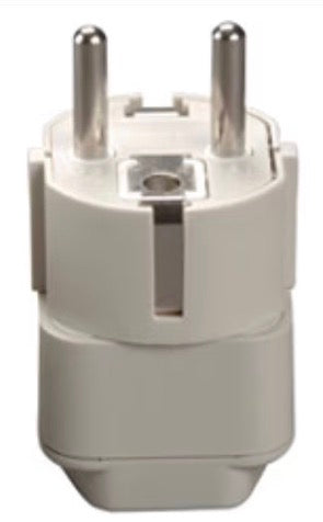 Voltage Vallet Grounded Adapter Plug - GUB | Continental Europe