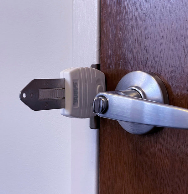SABRE Portable Door Lock for Hinged Doors