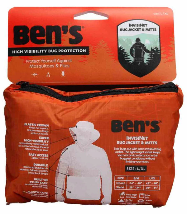 Ben's InvisiNet Bug Jacket & Mitts- Smalll/Medium