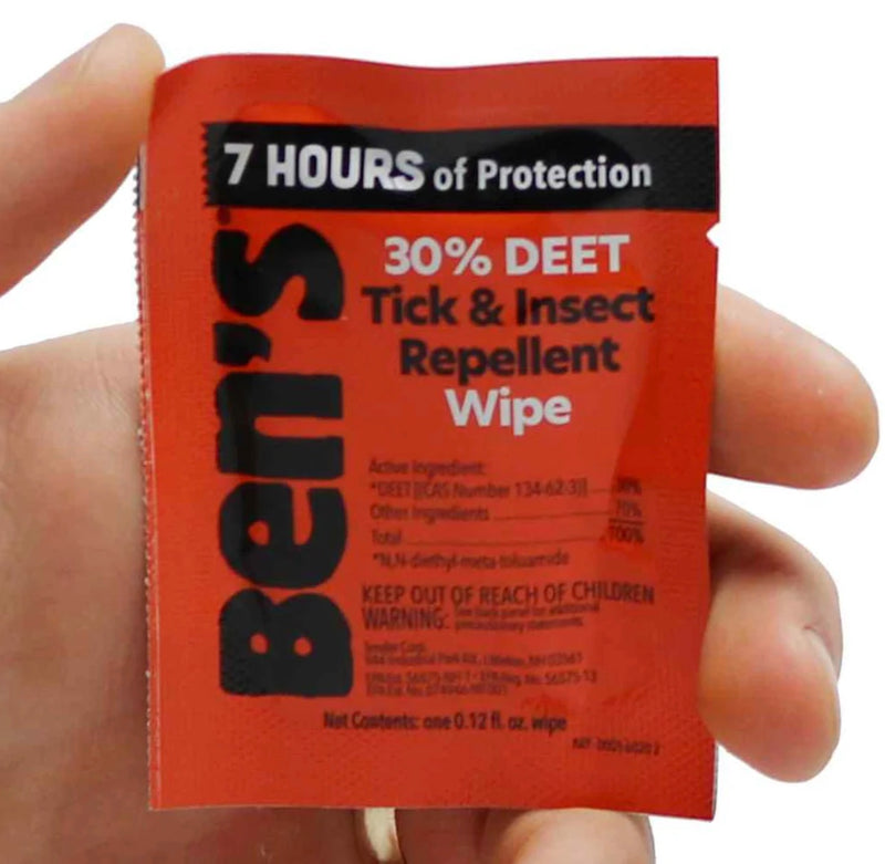 Ben's 30 Tick & Insect Repellent Wipes