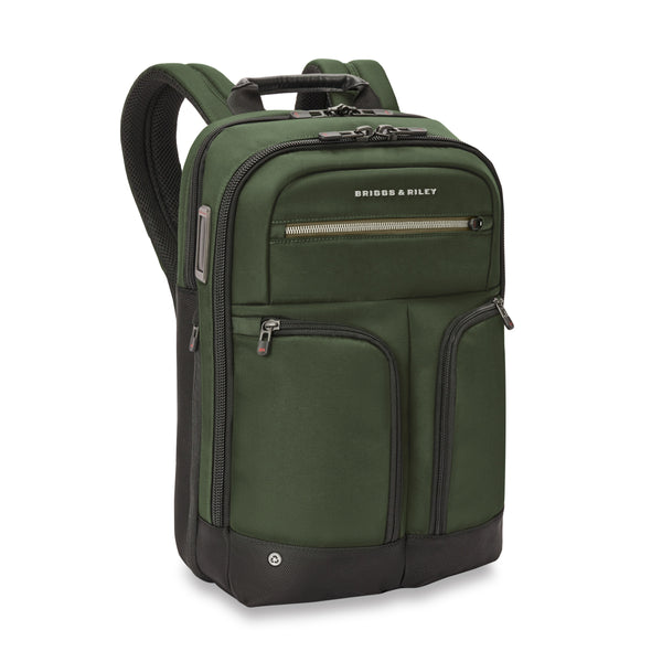 Briggs & Riley HTA Slim Expandable Backpack -Hunter Green