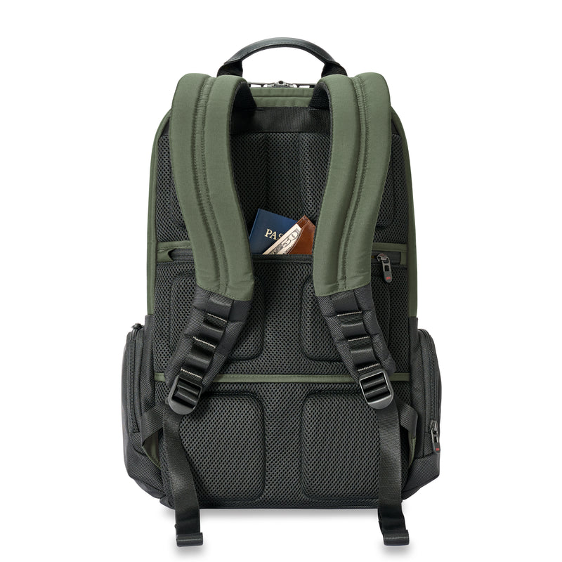 green tumi backpack Briggs & Riley HTA Medium Widemouth Backpack -Hunter Green – TripQuipment