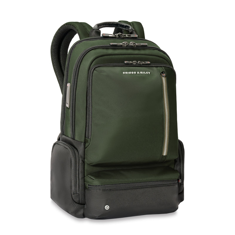 Briggs & Riley  HTA Medium Widemouth Backpack -Hunter Green