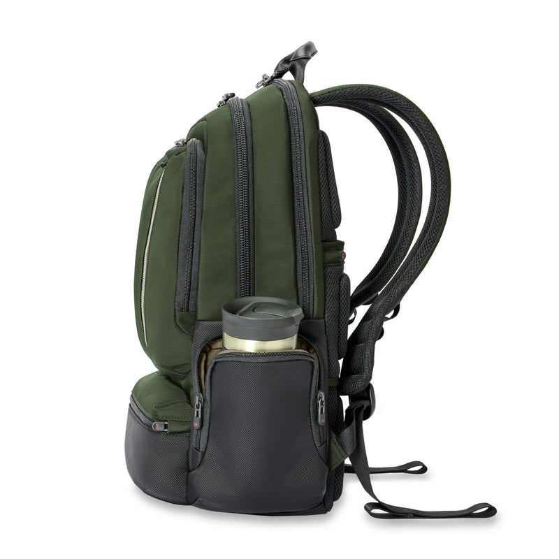 Briggs & Riley  HTA Medium Widemouth Backpack -Hunter Green