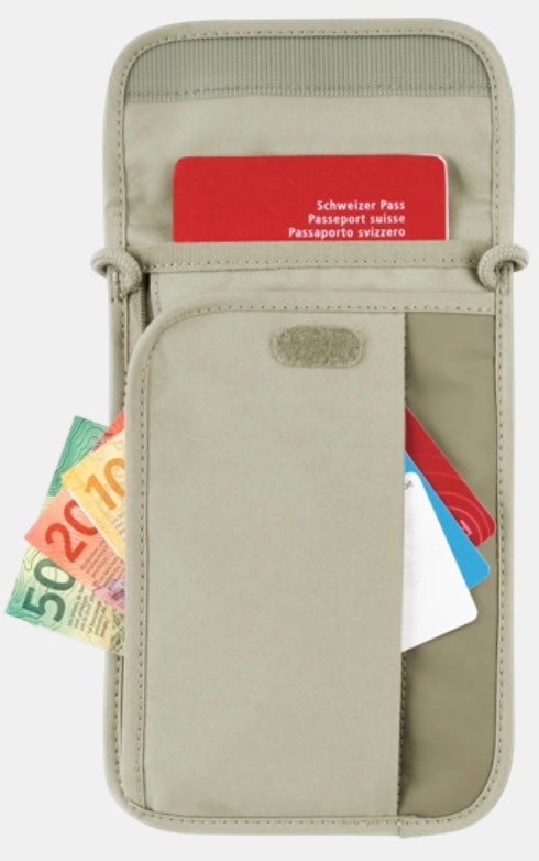 Victorinox Travel Essentials Security Neck Pouch - Beige