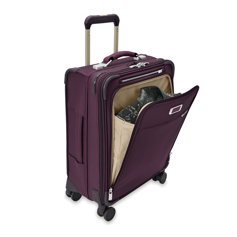 Briggs & Riley Baseline Global Carry-On Spinner - Plum