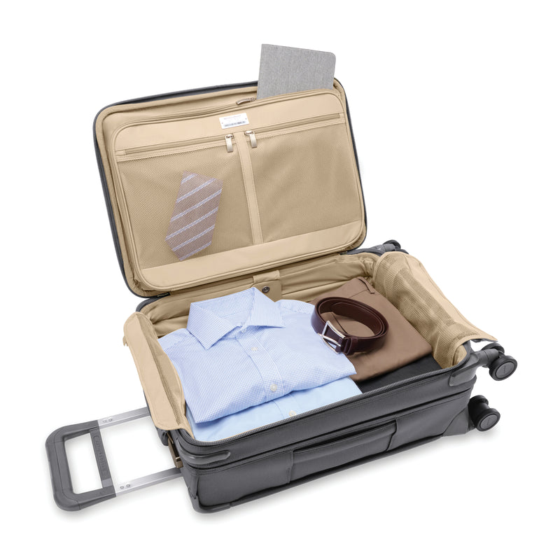 Briggs & Riley Baseline Essential Carry-On Spinner - Steel Gray