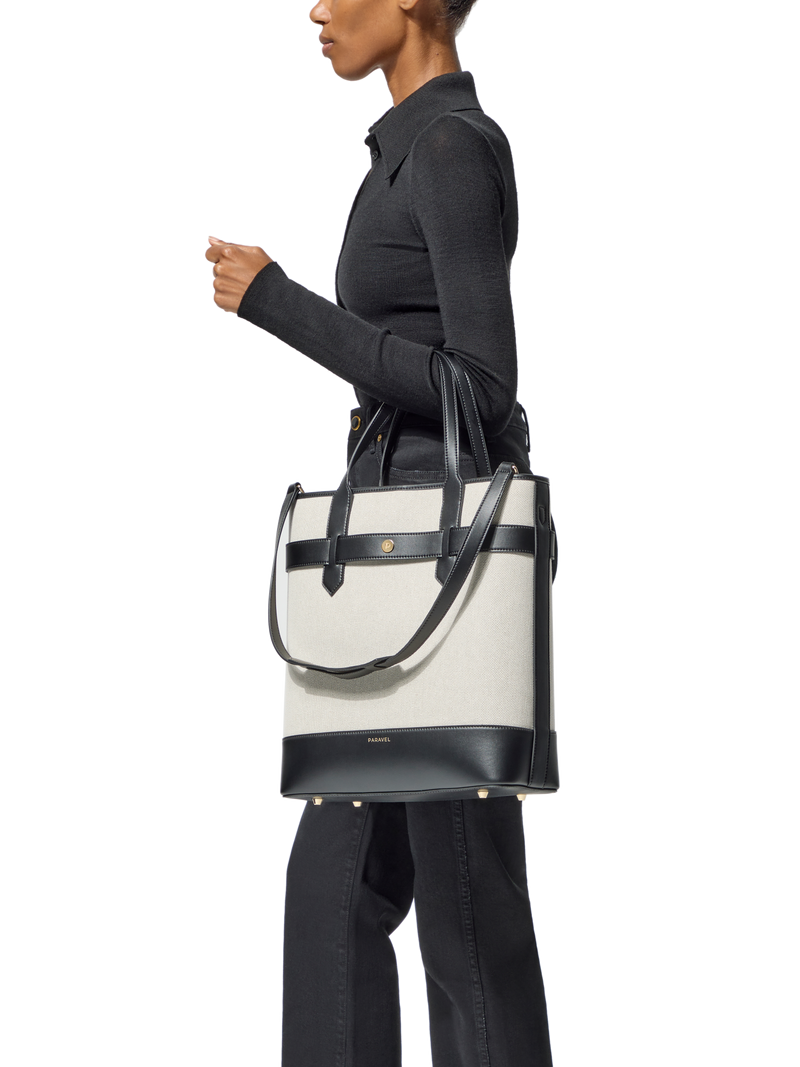 Paravel Pacific Tote - Domino Black