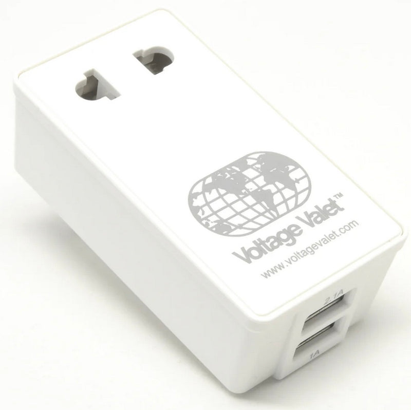 Voltage Vallet Adapter Plug With 2 Port USB - PAU | North, Central, and South America