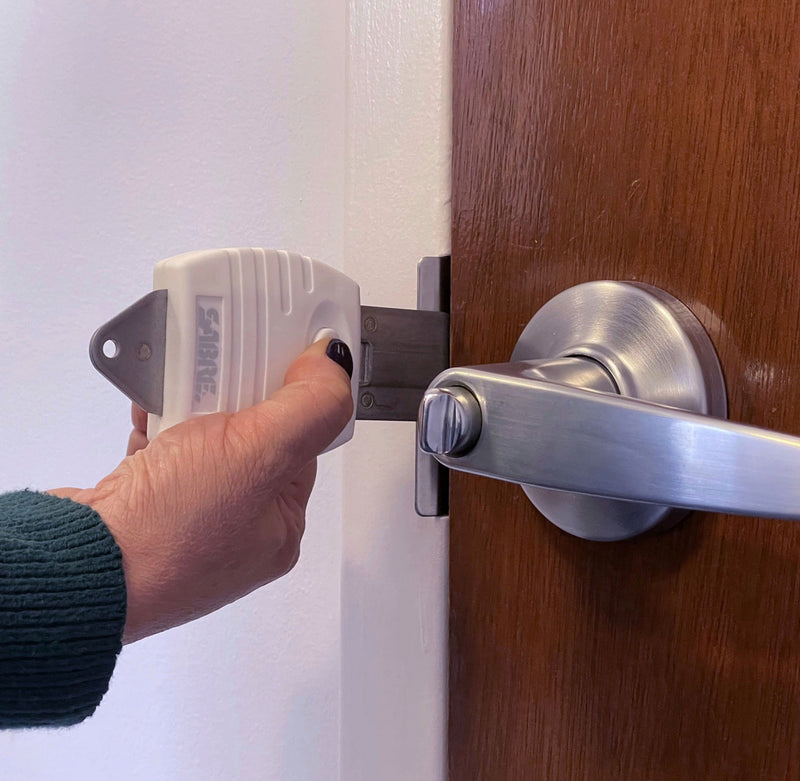 SABRE Portable Door Lock for Hinged Doors