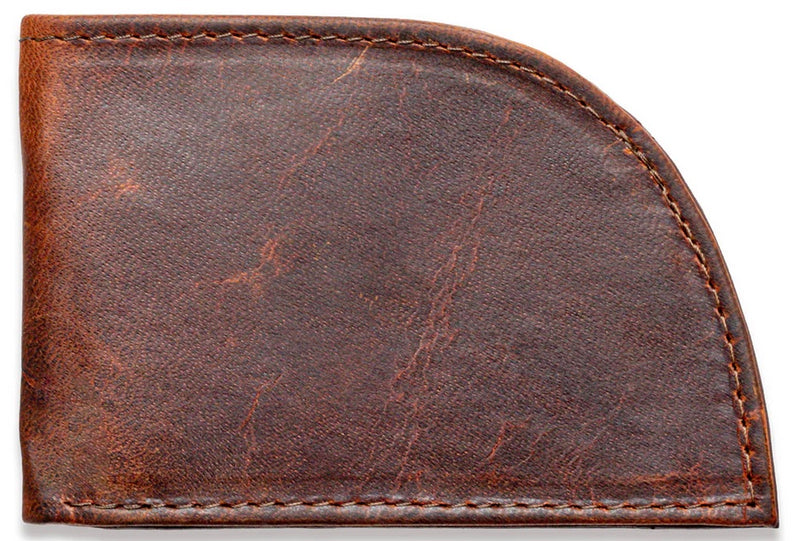 Rogue Front Pocket Wallet in Moose Leather with ID Window