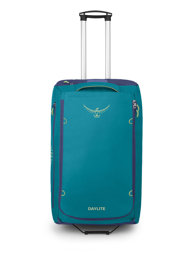 Osprey Daylite™ Wheeled Duffel 85 - Blue Spikemoss/Alkaline