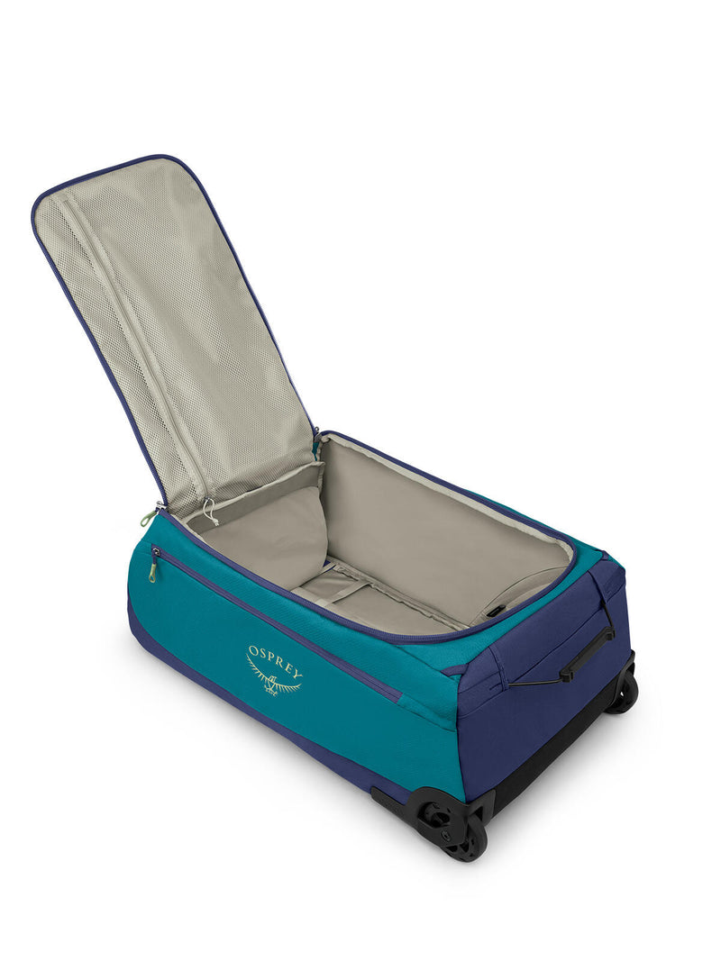 Osprey Daylite™ Wheeled Duffel 85 - Blue Spikemoss/Alkaline