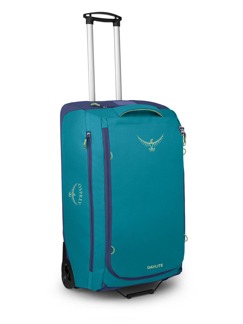Osprey Daylite™ Wheeled Duffel 85 - Blue Spikemoss/Alkaline