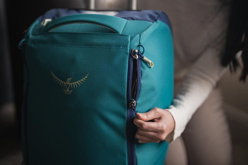 Osprey Daylite™ Wheeled Duffel 85 - Blue Spikemoss/Alkaline