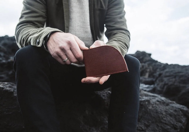 Rogue Football Leather Front Pocket Wallet with ID window