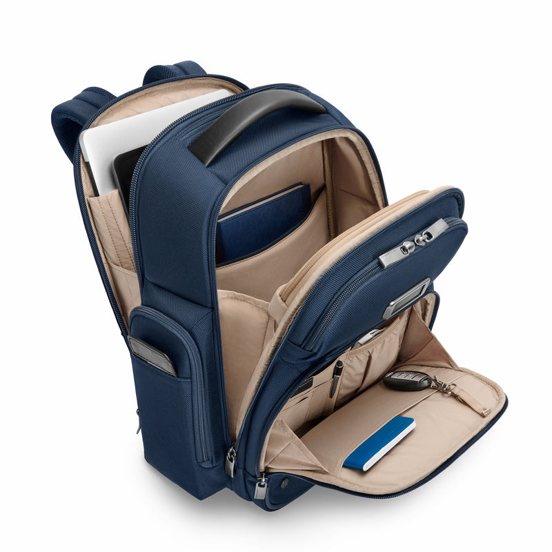 Briggs & Riley @work Medium Cargo Backpack - Navy