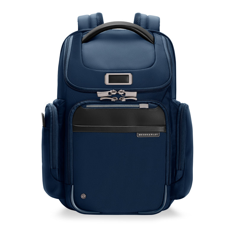 Briggs & Riley Medium Widemouth Backpack - Navy