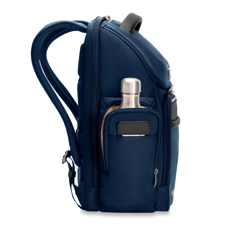 Briggs & Riley Medium Widemouth Backpack - Navy