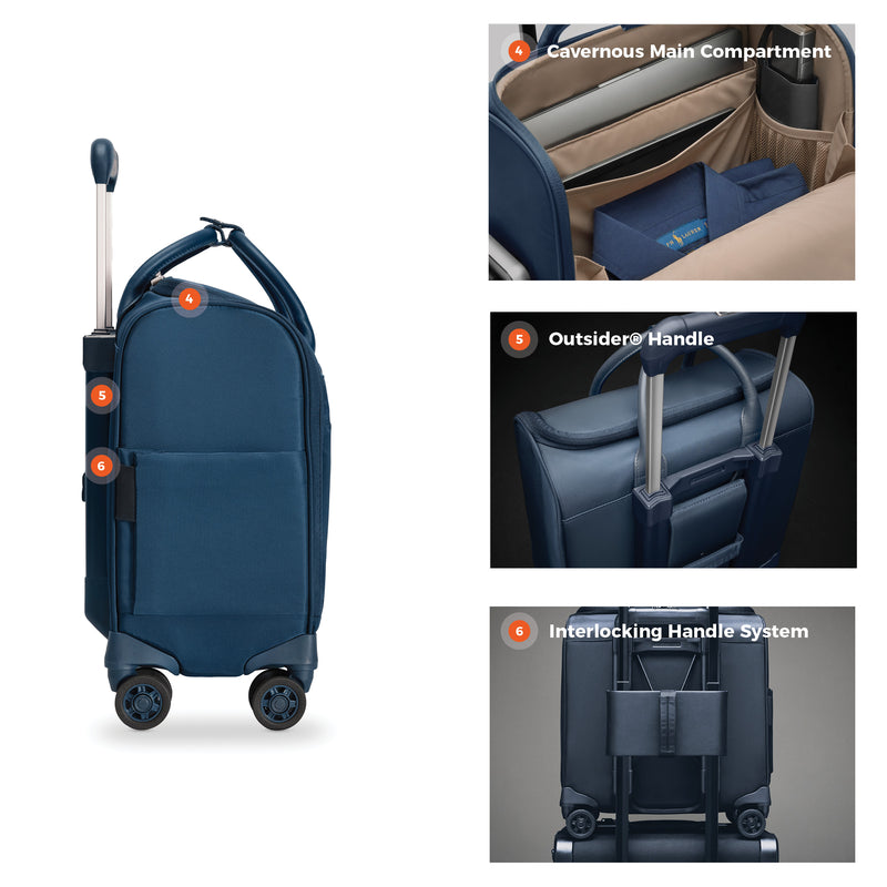 Rhapsody Wheeled Cabin Bag - Navy