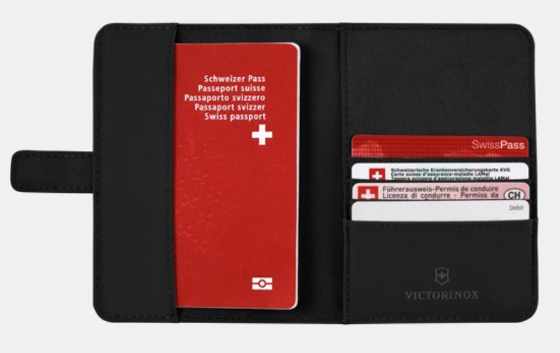 Victorinox Travel Essentials Passport Holder - Black