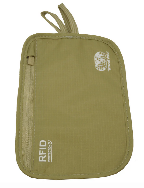 TOURO RFID Hidden Wallet - Tan
