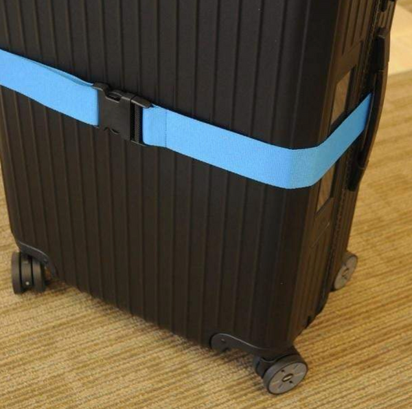 Touro Adjustable Luggage Strap - Blue
