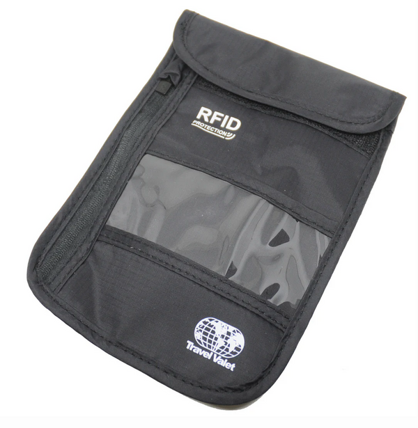 Touro RFID Neck Pouch - Black