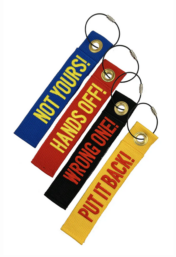 Touro Cable Attitude Luggage Tags - PUT IT BACK!