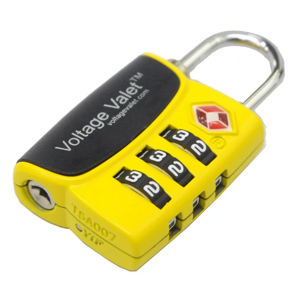 Touro Easy Read TSA Locks - Yellow