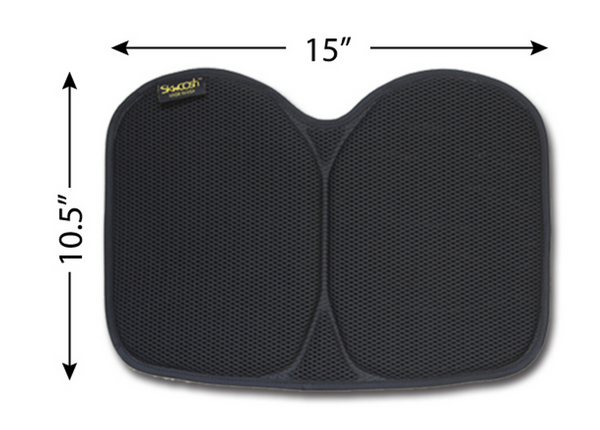 Swoosh Confort Cushions Pilot Travel Gel Pad with Breathable Mesh