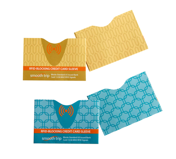 Smooth Trip RFID Blocking Credit Card Sleeves