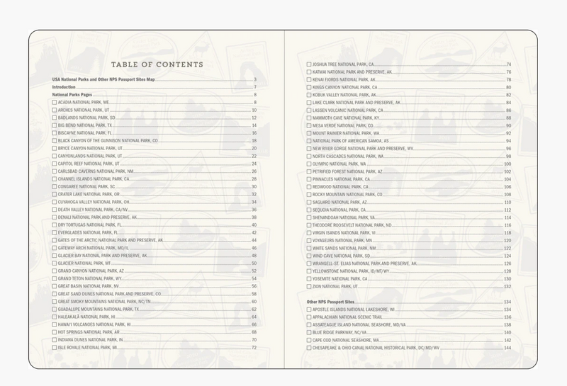 Peter Pauper Press USA National Parks Journal & Passport Stamp Book