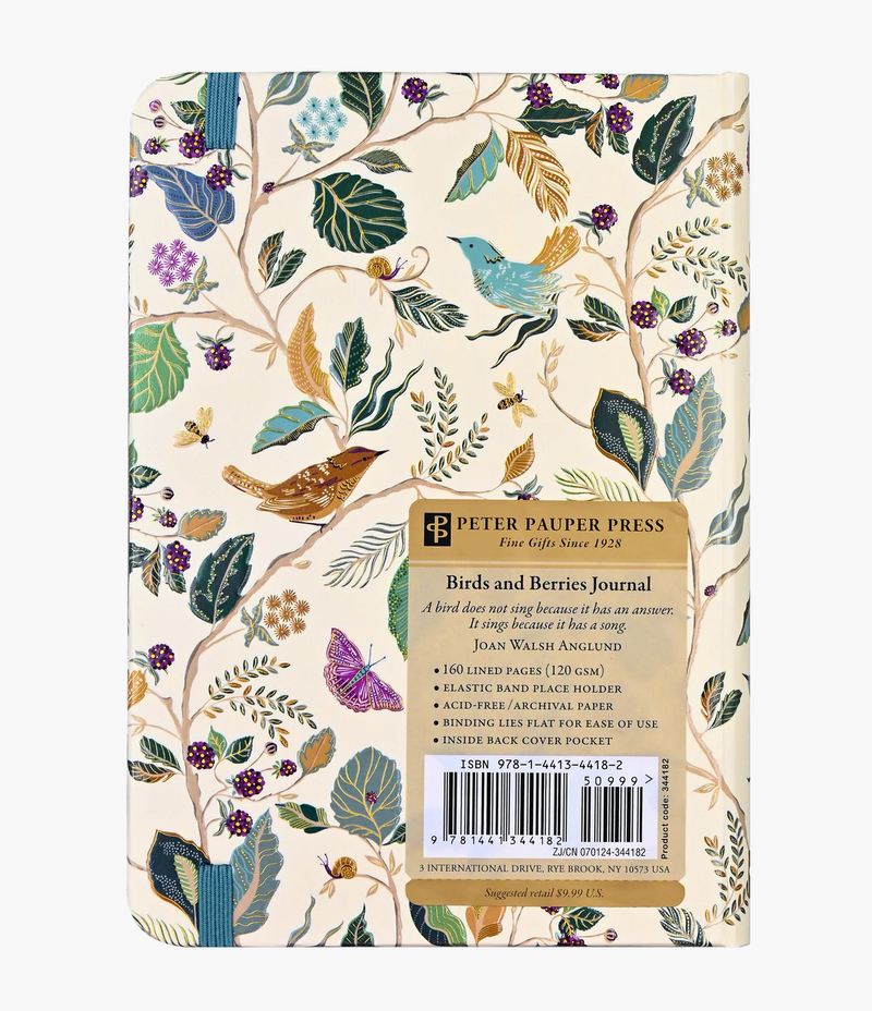 Peter Pauper Press Birds and Berries Journal