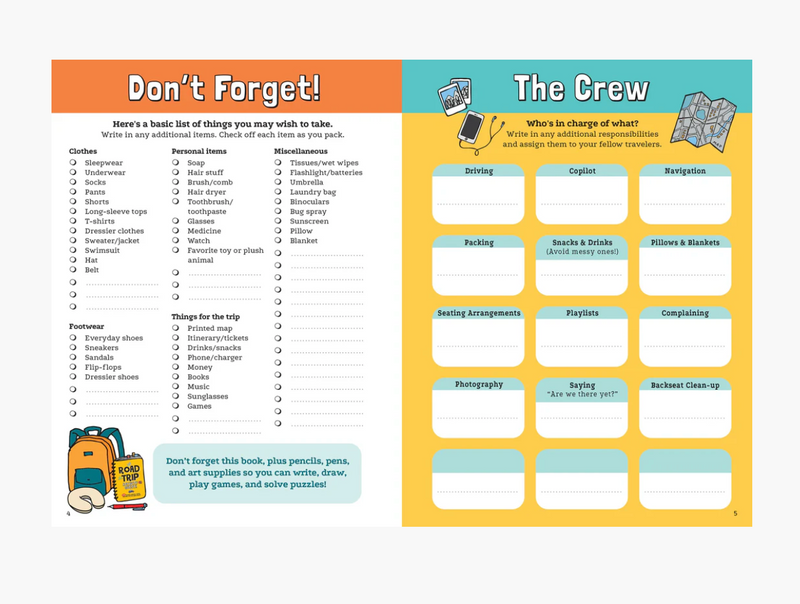 Peter Pauper Press Road Trip Activity Quest