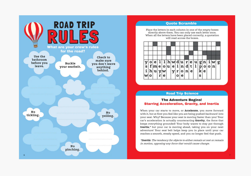 Peter Pauper Press Road Trip Activity Quest