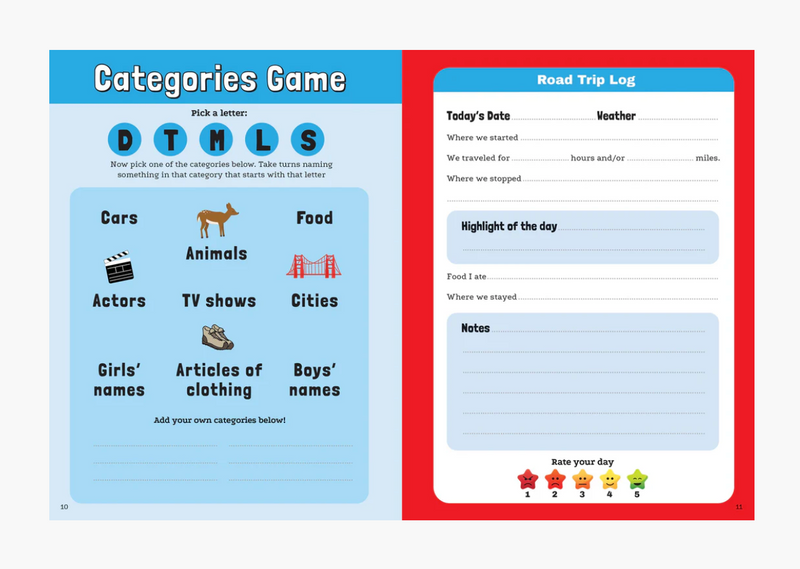 Peter Pauper Press Road Trip Activity Quest