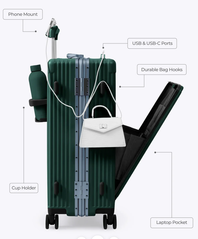 Nobl Check-In Medium: All-In-One 24" - Forrest Green