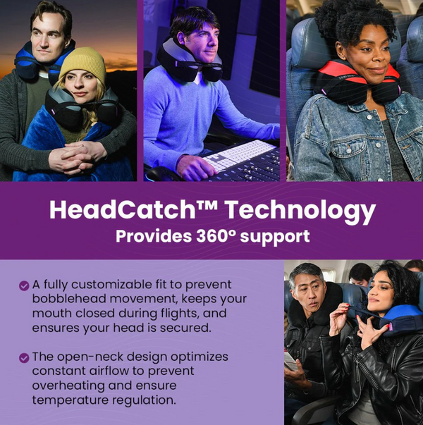 Cabeau The Neck's Evolution S3 (TNE) Neck Pillow - Sydney Blue