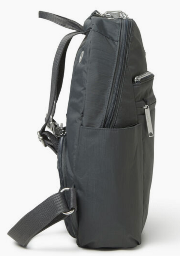 baggallini Securtex Anti-Theft Vacation Backpack - Charcoal