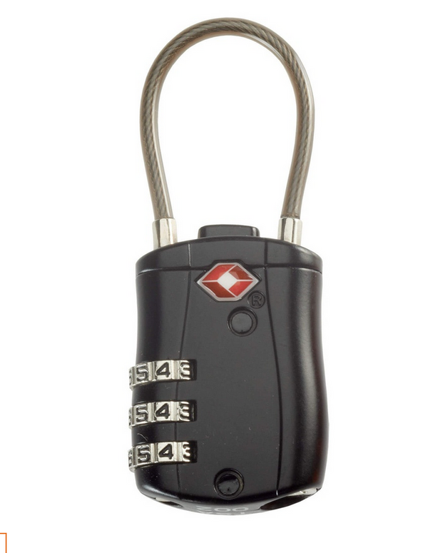 High Road TSA Accepted Combination Cable Locks