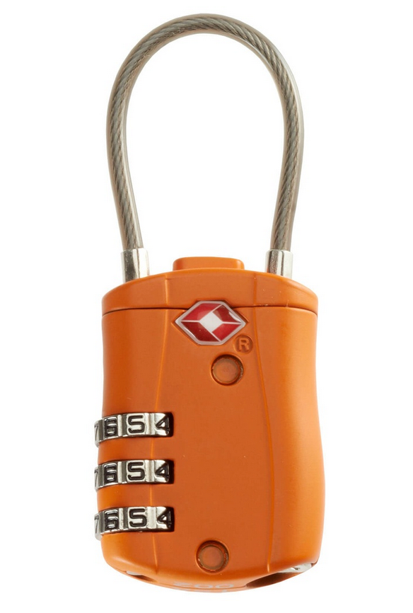 High Road TSA Accepted Combination Cable Locks